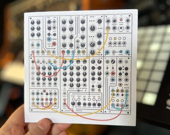 Modular Synth Greetings Card – Eurorack Music Producer Birthday Gift