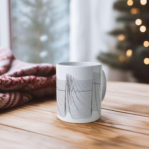 Synth Wavetable Mug (white) - Music Producer Mug