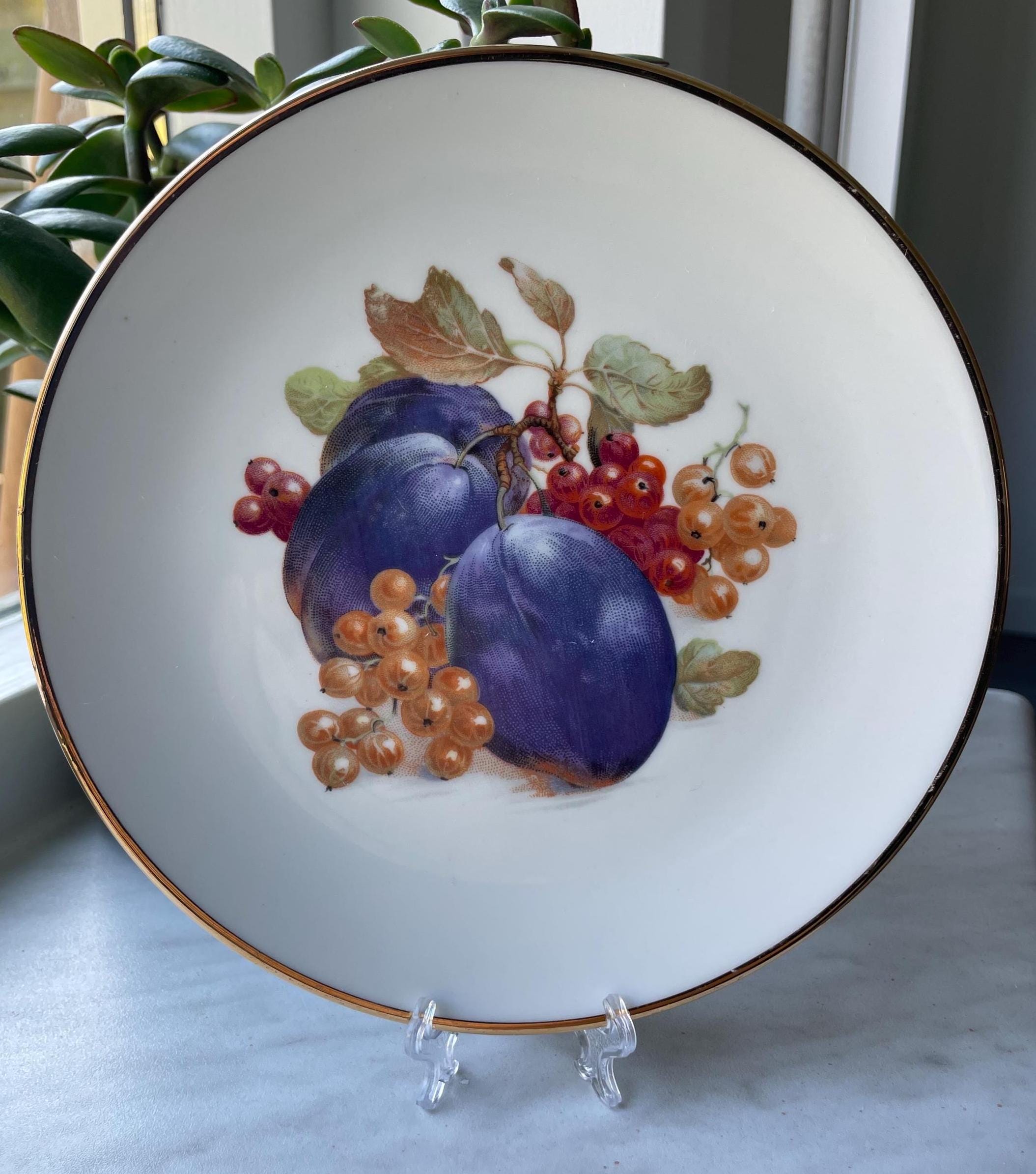 シューマンババリア　果物　フルーツ柄プレート　６枚セット シューマンババリア 果物 フルーツ柄プレート 6枚セット シューマン