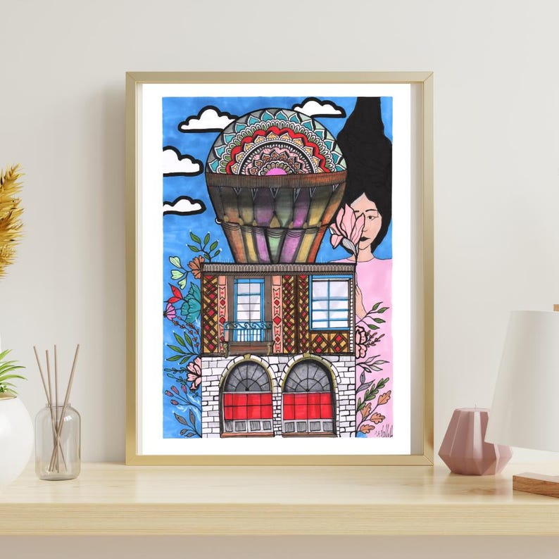 Tirage d'art mandala, impression d’art, art mural, Illustration fait main, Affiche déco murale – Édition limitée numérotée et signée image 7
