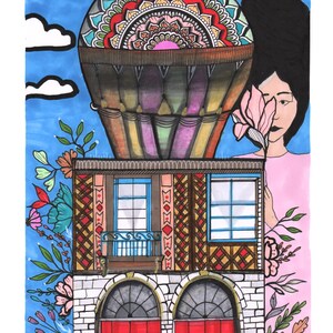 Tirage d'art mandala, impression d’art, art mural, Illustration fait main, Affiche déco murale – Édition limitée numérotée et signée image 6