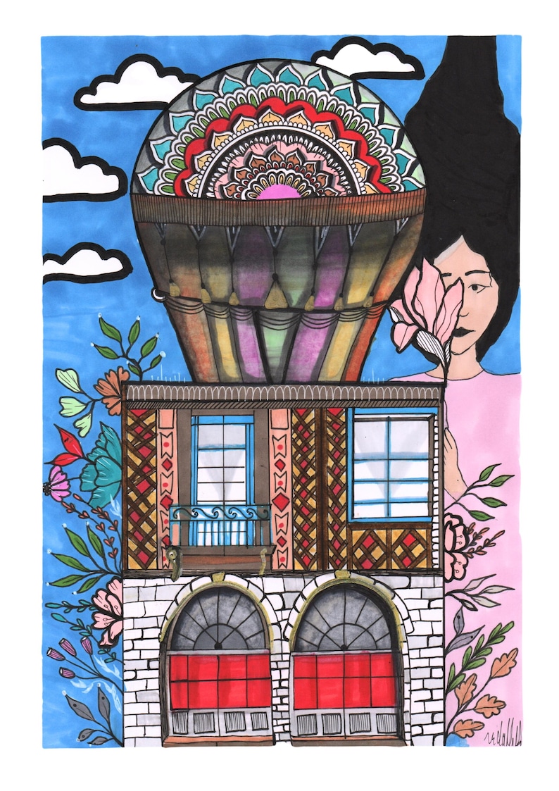 Tirage d'art mandala, impression d’art, art mural, Illustration fait main, Affiche déco murale – Édition limitée numérotée et signée image 6