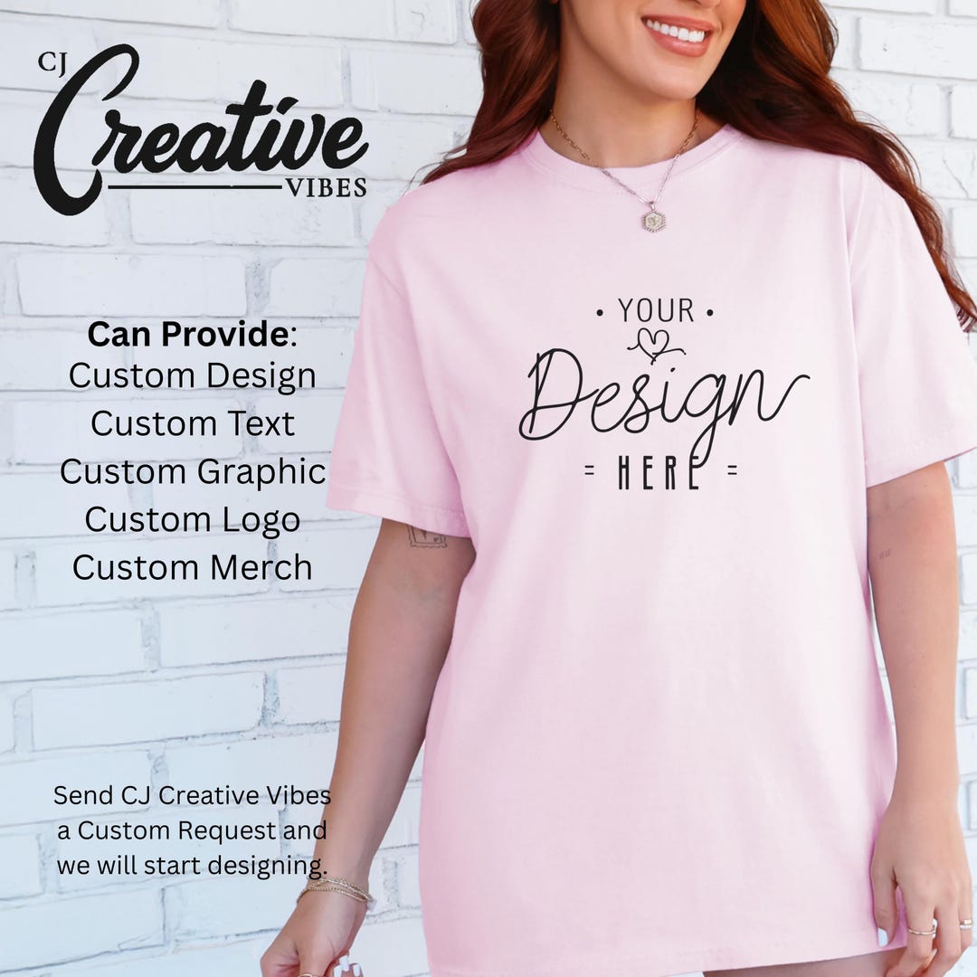 Custom Nail Salon Logo Shirt, Comfort Colors Tee, Personalized Merch - Etsy