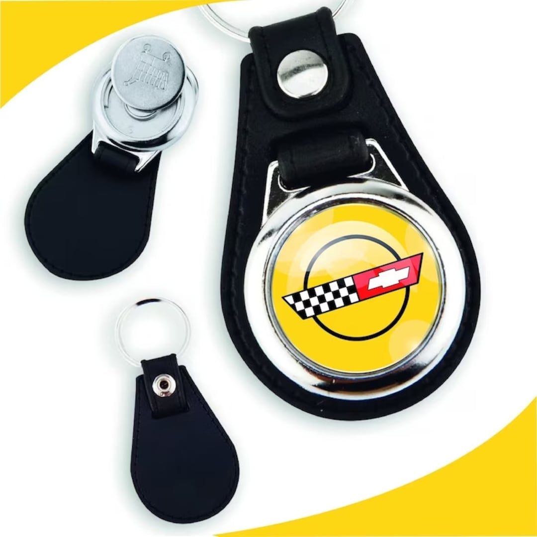 Corvette C4 Key Ring Etsy