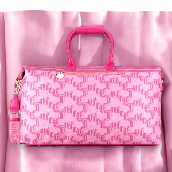 JUICY COUTURE - Weekender Bag - PINK - Brand New + Dust Bag