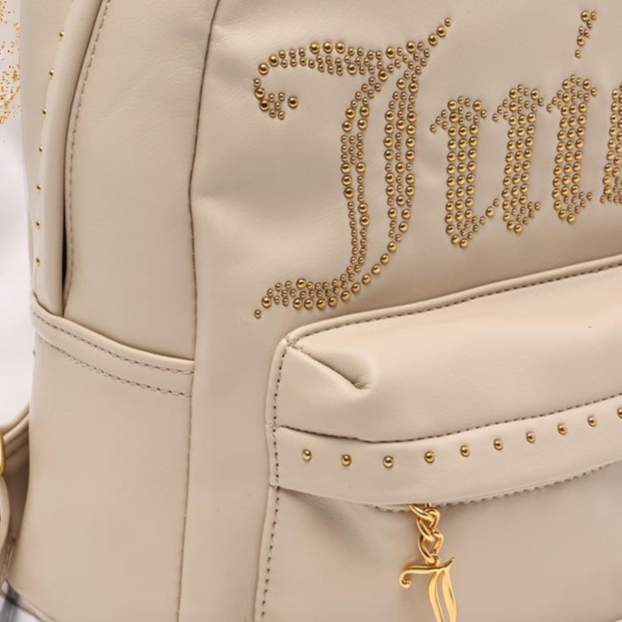 JUICY COUTURE Bag Hang Around Backpack - Beige Juicy Couture Cream All Over Logo Backpack | Mercari main image 2
