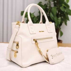 JUICY COUTURE - Bolso + Cartera - BLANCO - Nuevo con Etiqueta