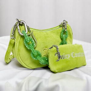 JUICY COUTURE - Monedero + Billetera - VERDE - Nuevo con etiqueta