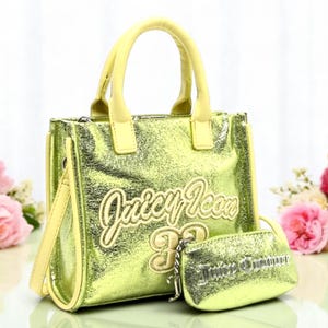 JUICY COUTURE - Monedero + Billetera - VERDE - Nuevo con etiqueta