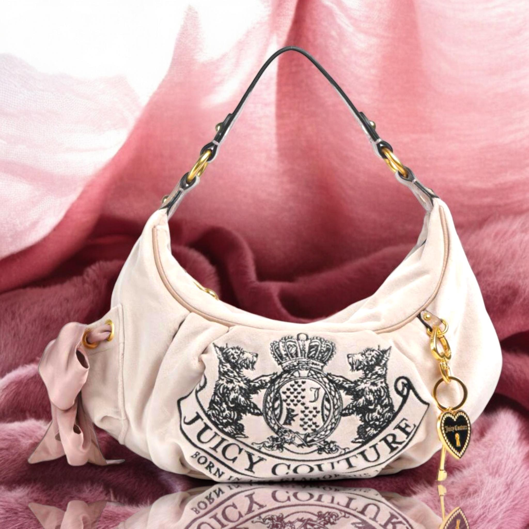 Juicy Couture NWT バッグ ピンク Y2K ハンドバッグ - 新品タグ＆付属 