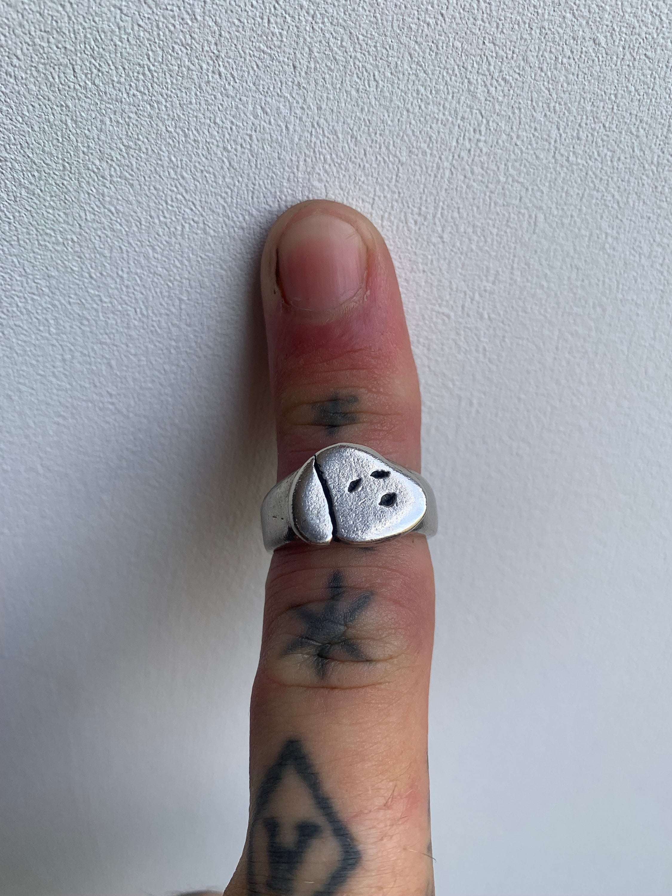 Sleeping Baby Snoopy Ring in Silver or Brass (please Read 
