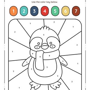 Christmas Color Haven Coloring Pages Worksheet Set - Etsy