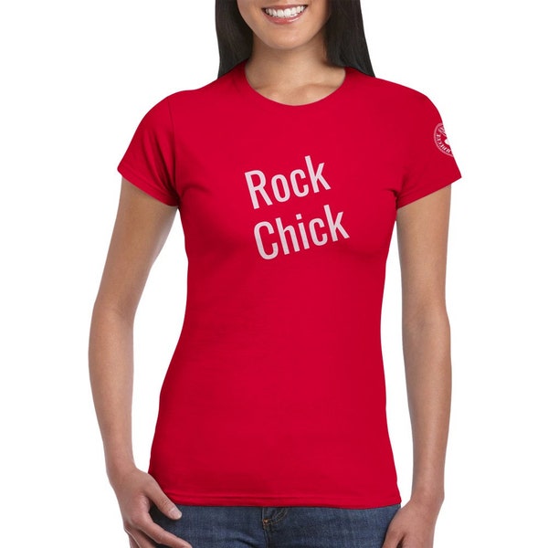 Frauen Rock Chick T-shirt