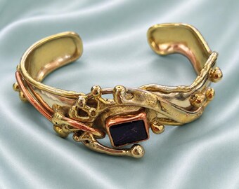 Vintage Brutalist Cuff Bracelet