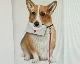 Corgi Cotton Dish Towel NWT