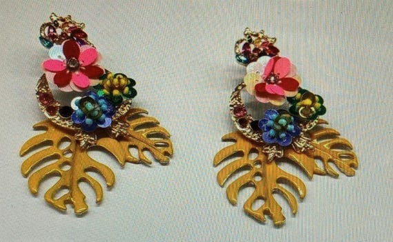 Tropical Chic Earrings View 3