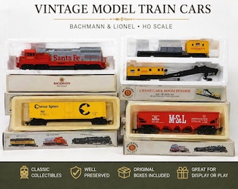 Bachmann Santa Fe Diesel Locomotive Train Set Boxed