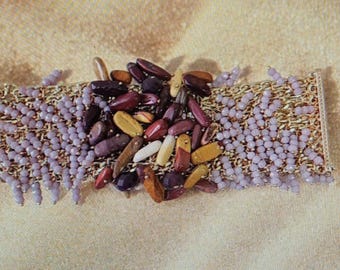 Unique Coastal Beaded Bracelet NWT