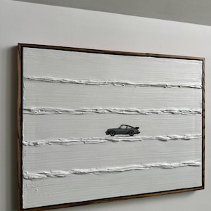 Original painting,Car painting,Acrylic oil painting,Textured,car,painting,textured paintings,porsche