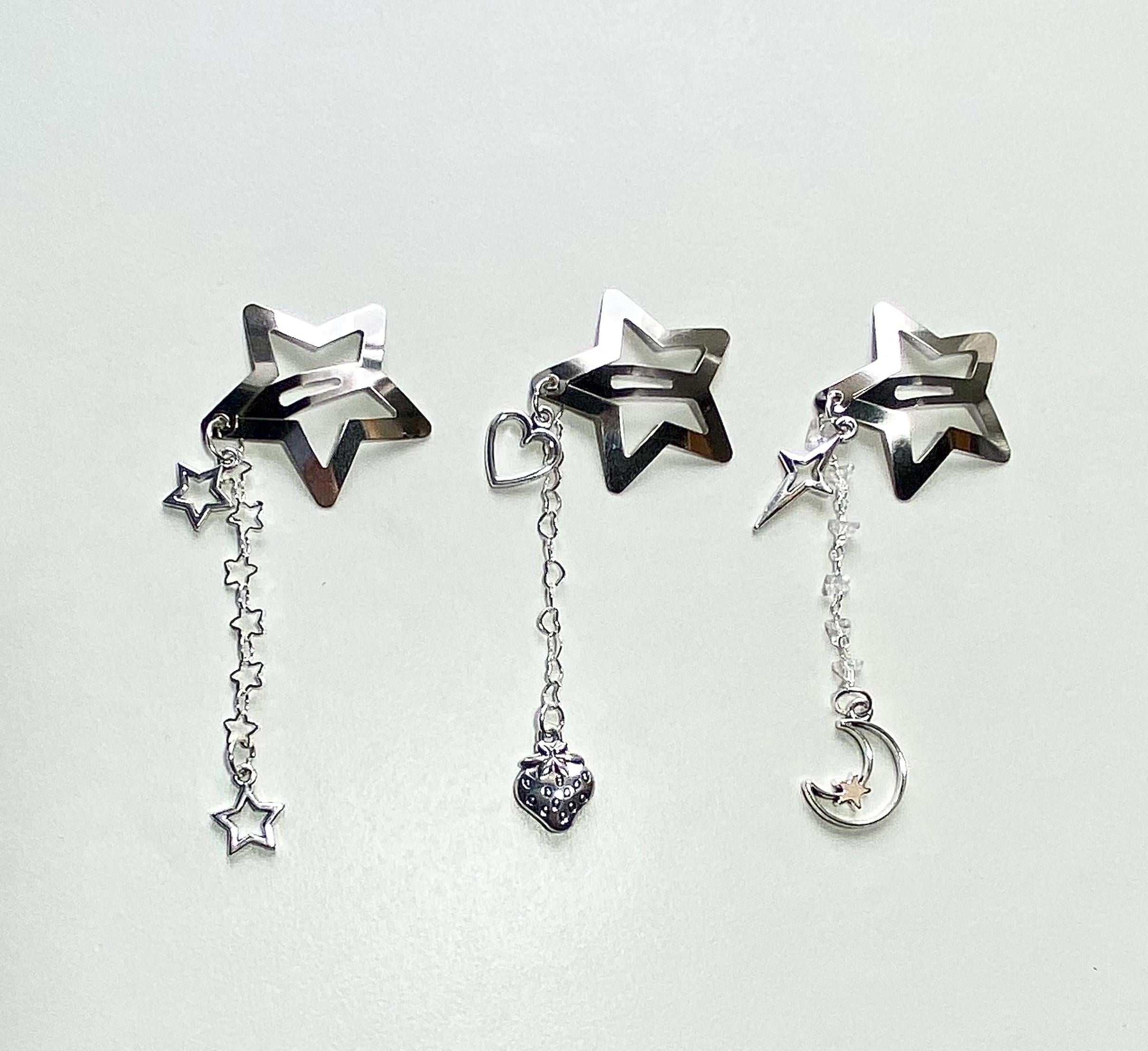 Star hair clips - Etsy 日本