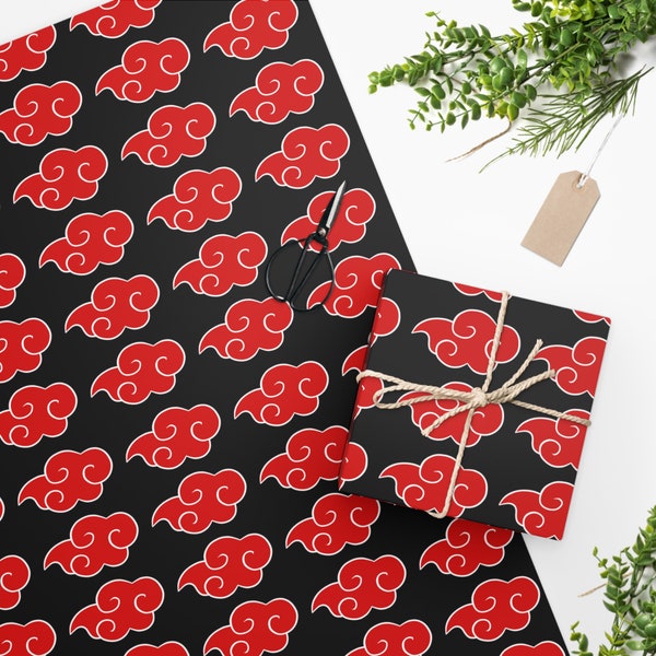 Anime Christmas Wrapping Paper Wrapping Paper, Wrapping Paper, Anime Wrapping Paper 24x36", 24x60"