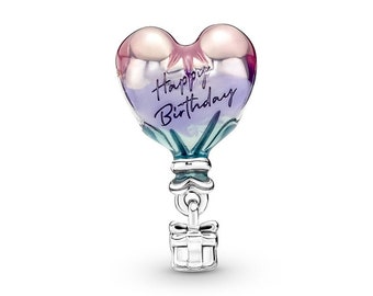 Pandora Silver Hot Air Balloon Charm Happy Birthday Jewelry in Stunning New Designs For Her, Special Occasions with the Finest Gifts, UK