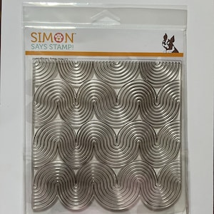 Simon Says Stamp Wavy Abstract Background Stamp Set: Cardmaking Destash