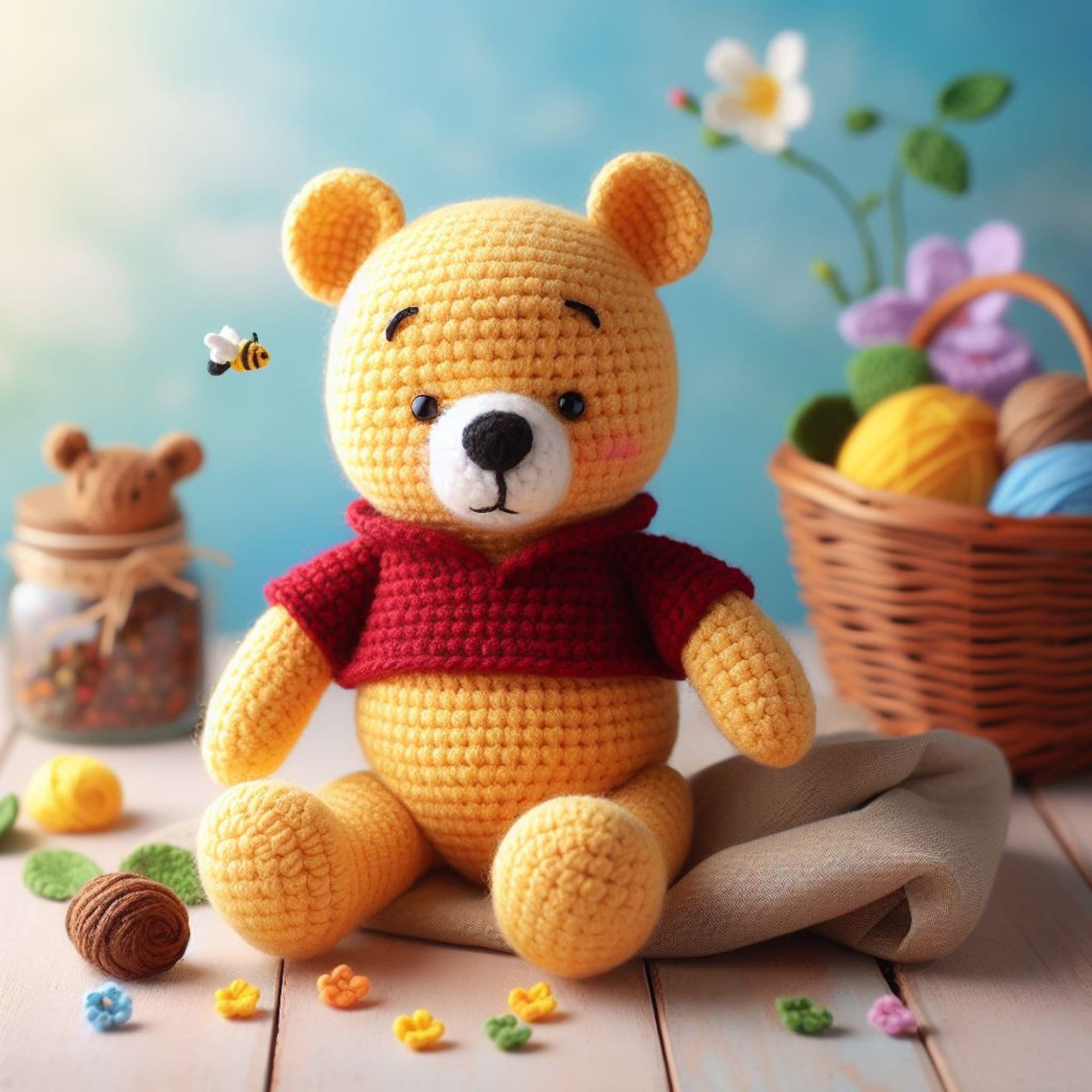 Winnie the Pooh Crochet Pattern Amigurumi Pooh Crochet Pattern