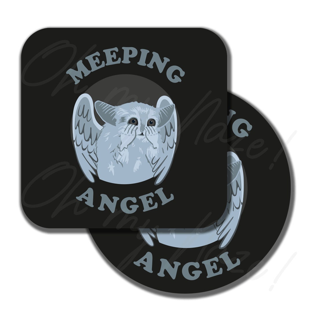 Beep the Meep - Dr Who Coaster - Meeping Angel - Gift - Etsy