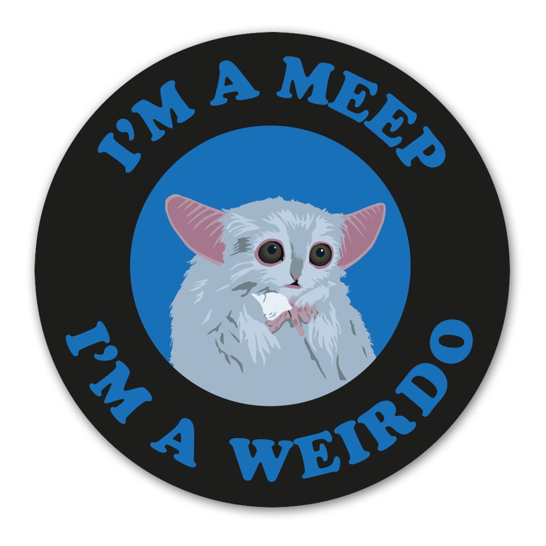 Beep the Meep Dr Who Pin Badge I'm a Meep, I'm a Weirdo - Etsy