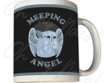 Beep the Meep - Dr Who Mug - Meepeing Angel - gift