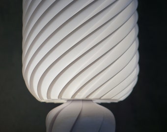 Tischlampe "Fusion Swirl" - Moderne Tischlampe mit Wirbel Effekt