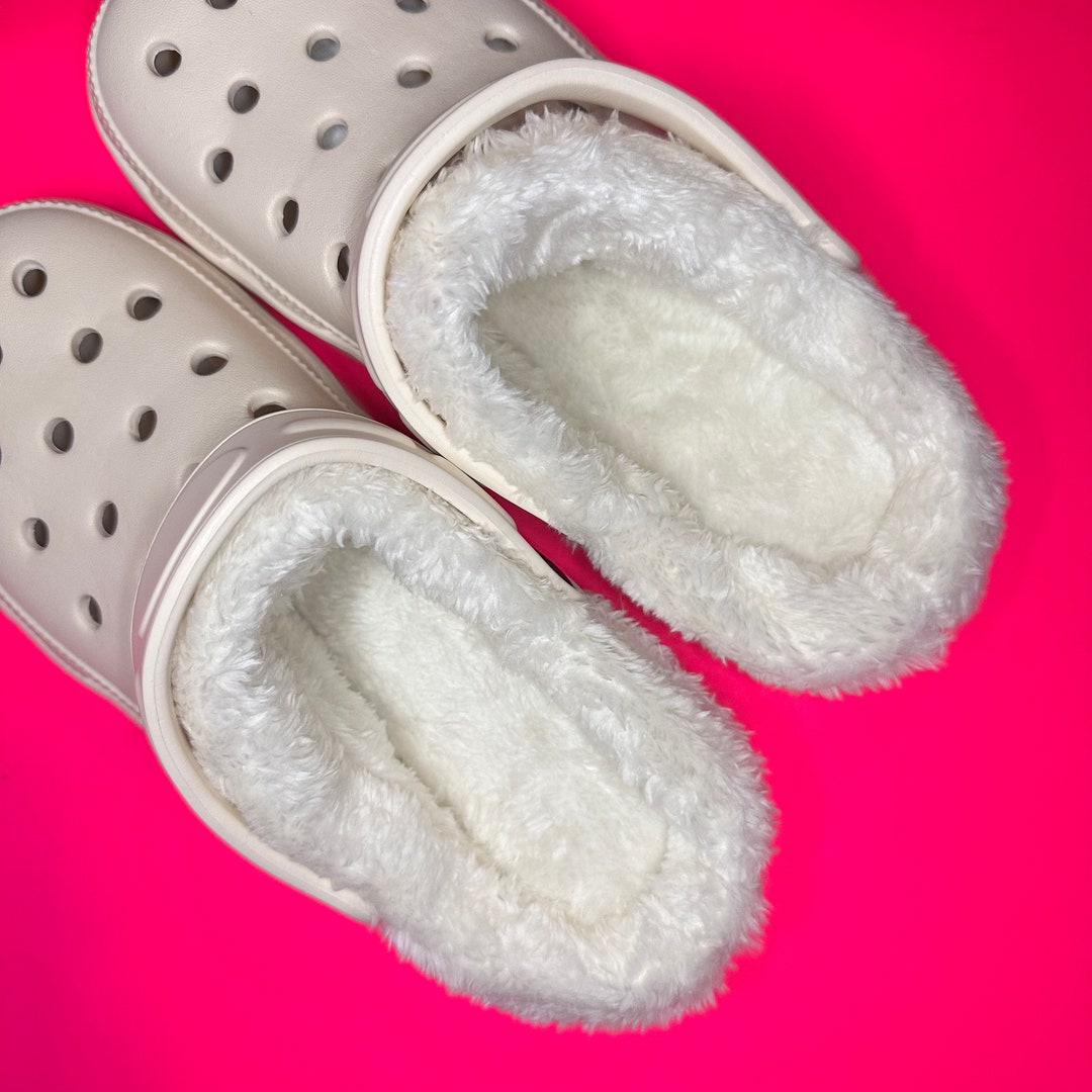 Insoles Croc Fluffy Liners, Fur Insert Fro Croc Shoes Clog Winter