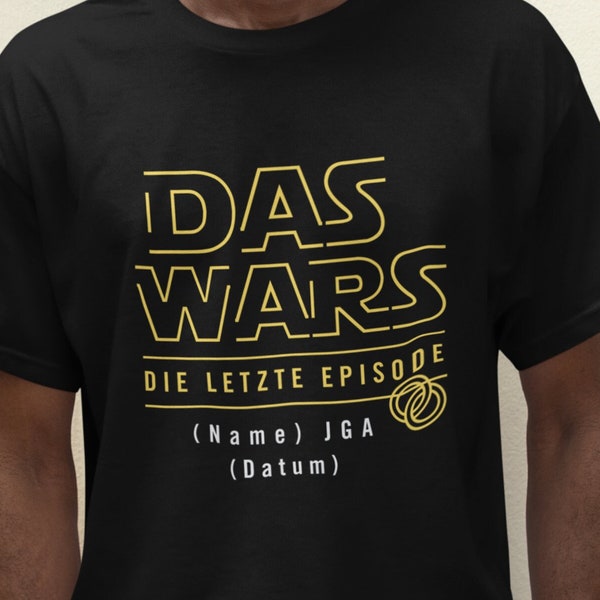 PERSONALISIERTES JGA Shirt Das Wars, Junggesellenabschied Party T-shirt, Geschenk für Bräutigam, Enterrement de vie de garçon