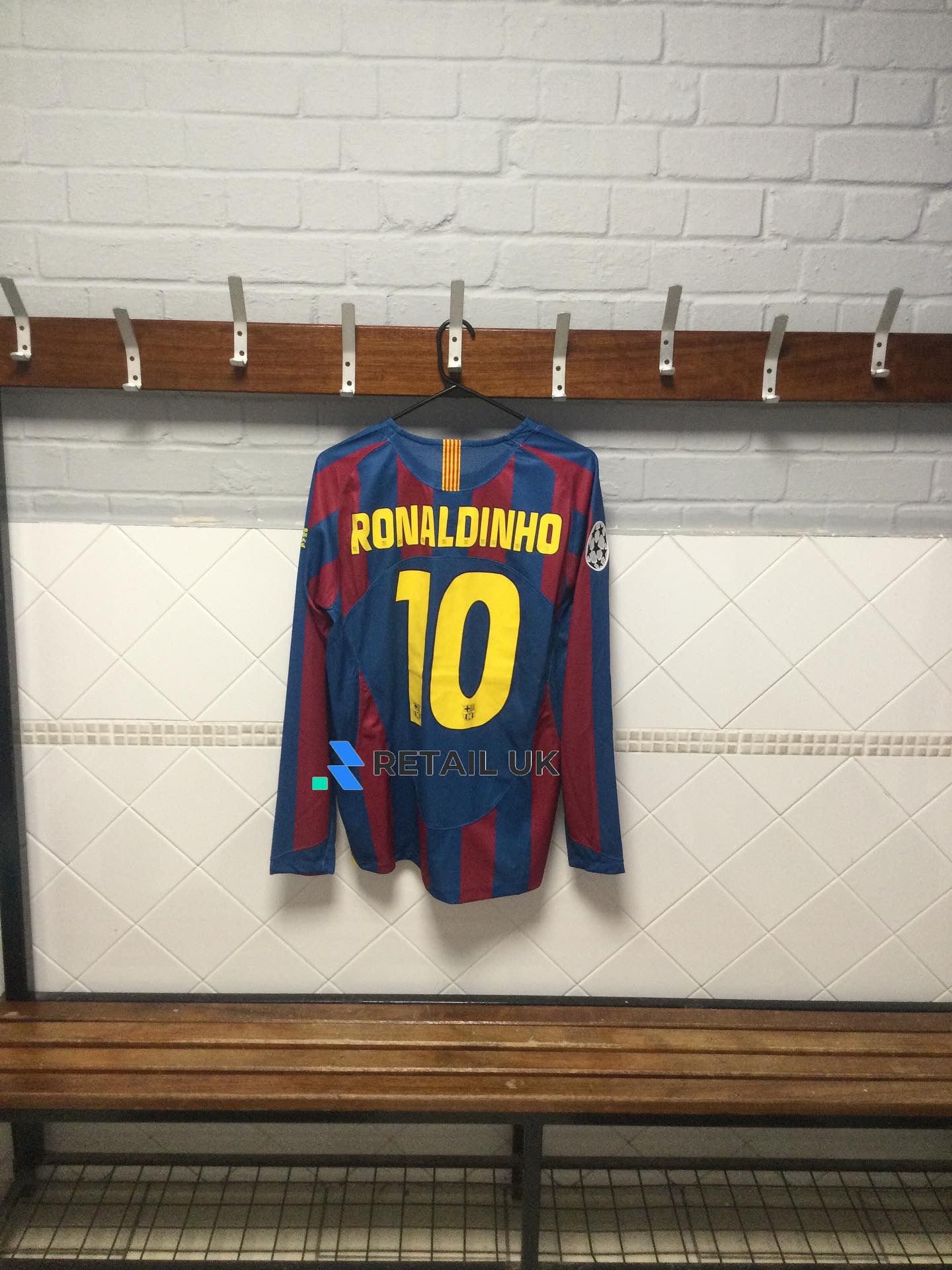 Barcelona 2006 UCL Final Shirt Ronaldinho 10 | Barcelona 06 Barcelona 2006 UCL Final Shirt Ronaldinho 10 | Barcelona 06