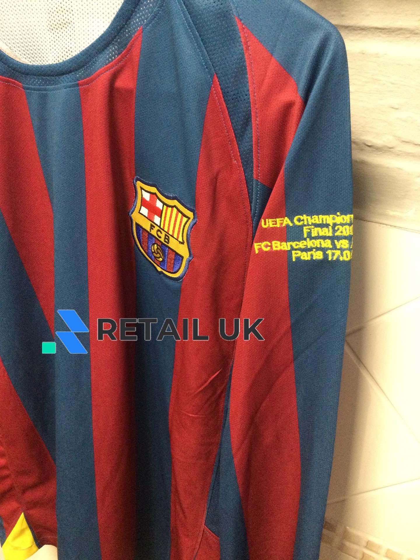 Barcelona 2006 UCL Final Shirt Ronaldinho 10 | Barcelona 06