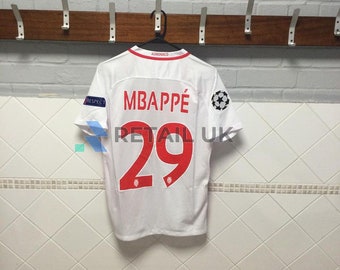 ま*に様 正規品 ASモナコ 16/17 アウェイ エムバペ MBAPPÉ 29