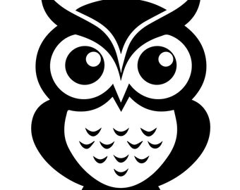 Cute Owl Vector - SVG/PNG/DFX/Jpeg - Instant Download