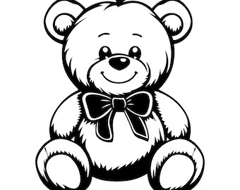 Teddy Bear SVG jpeg png TIFF instant download/printable