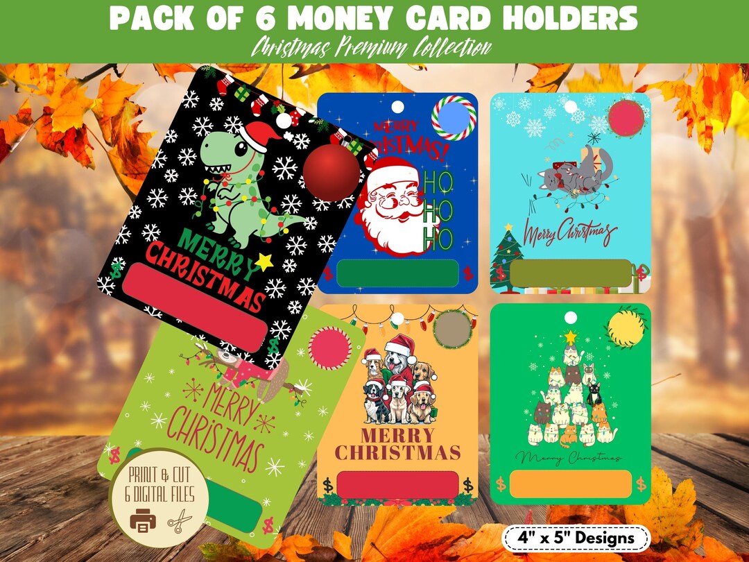 Money Gift DIY Money Holder Printable Money Card Money Card - Etsy