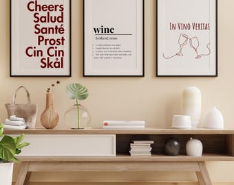 Wine Wall Art Printable Wine Quotes Kitchen Decor Printable Wine Lover Gift Wine Kitchen Decor Instant Download Wine Art Home Bar Printable