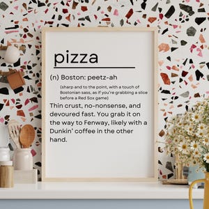Boston Pizza Definition: A Digital Download for Pizza Lovers