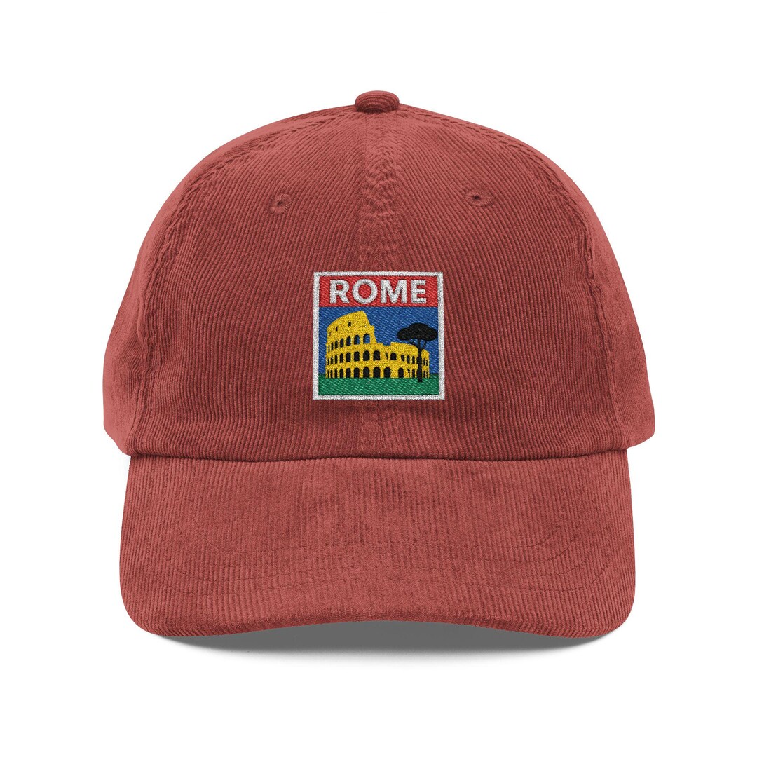 Rome Cap, Embroidered Roman Hat for Vintage Style Enthusiasts - Ideal ...