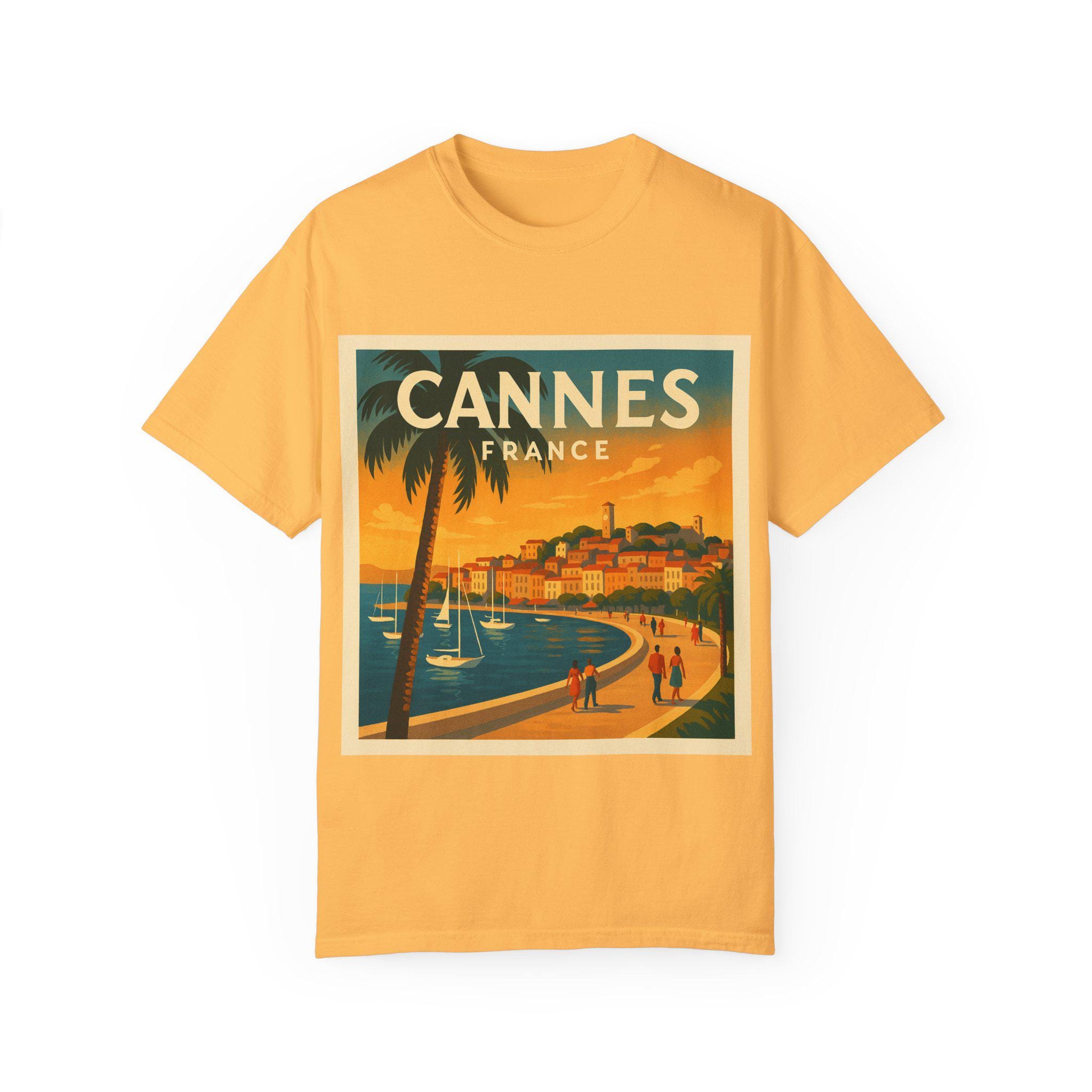Cannes France Travel T-shirt, Adventure Tee, Wanderlust Shirt, Côte d'Azur Tee, South Of France Lover, Unisex Tee