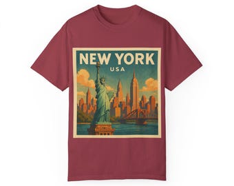 New York City Travel T-shirt, Travel Tee, Wanderlust Shirt, USA Graphic Tee, New York Lover, Unisex Tee