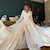 Opulent Elegance: Burlesque Transparent Shiny Robe for the Bride's ...