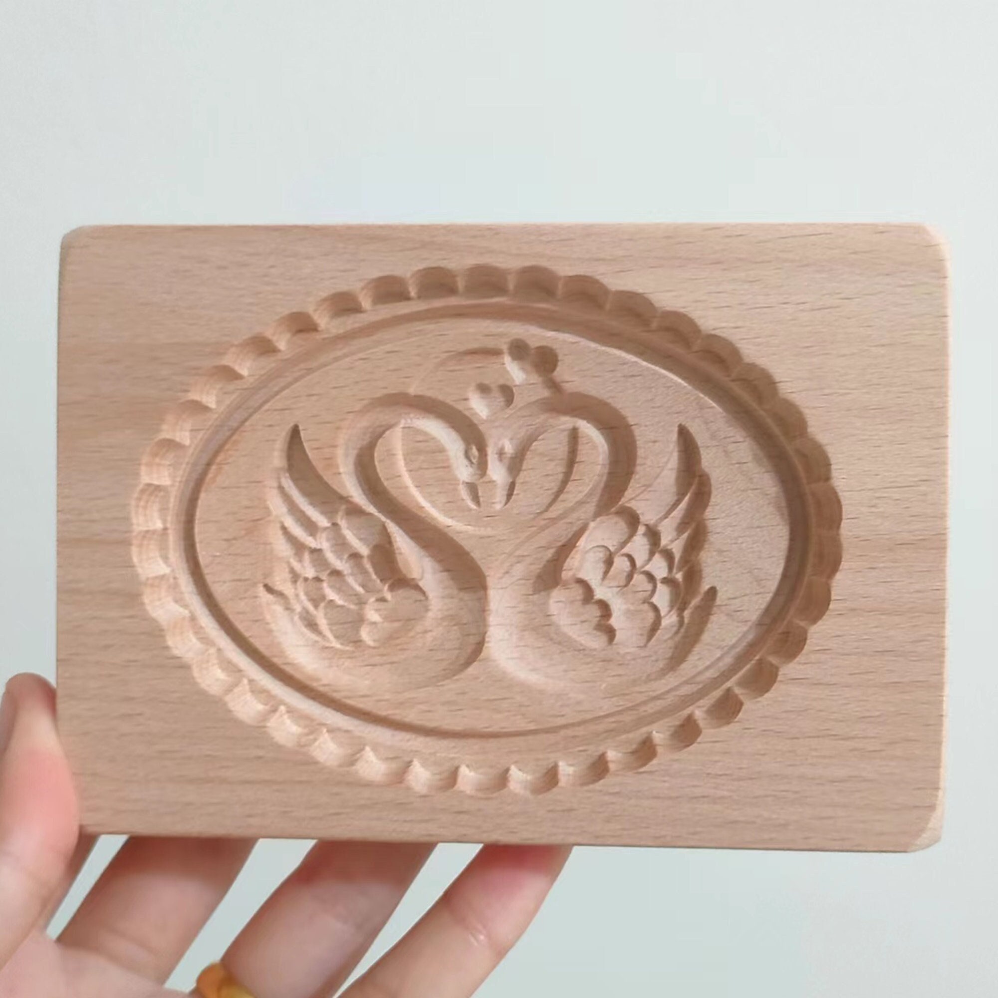 Scottish Shortbread 6 3/4 Mould. Traditional Wood Thistle Cookie Mold Hand  Carved in Braemar Scotland by J & I Crichton. 