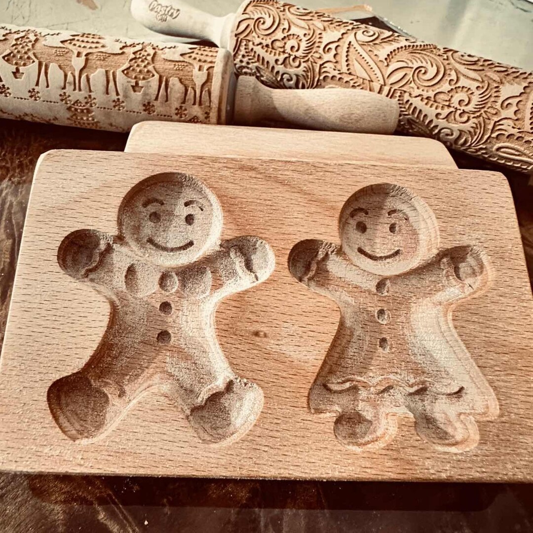 Christmas Cookie Mold Gingerbread Cookie Mold Bay and Girl Etsy