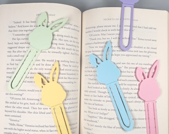 Easter Bunny Bookmark | Easter Bunny Clip Bookmark | Easter Basket Gift Idea | Book Lovers | Kids Easter Basket | Easter Bookmark