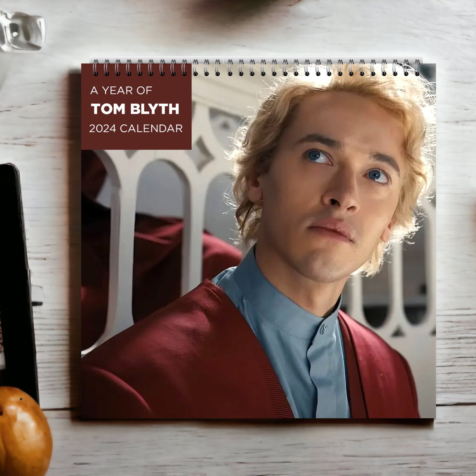 Tom 2024 calendar, Blyth 2024 wall calendar,Celebrity calendar 2024, Artist calendar 2024 desk